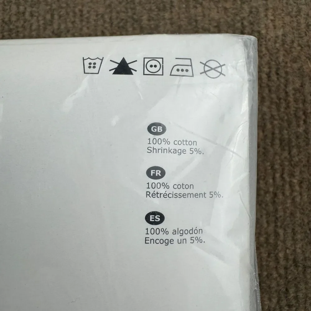 IKEA LEN Crib Fitted Sheets 28x52 (70x131 cm) Blue NEW 100% Cotton PACK OF 2